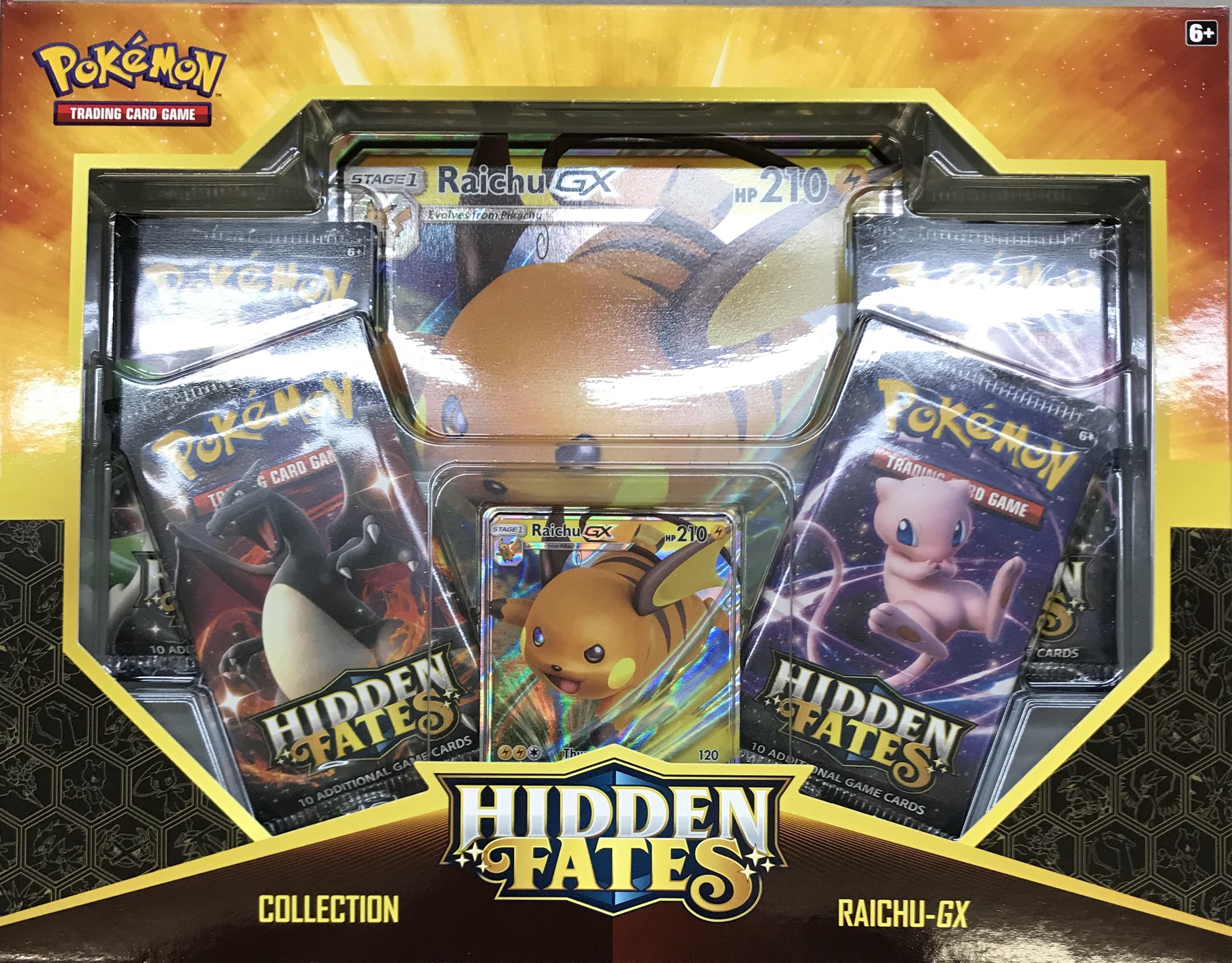 Pokemon Hidden Fates Tin cheapest Raichu GX